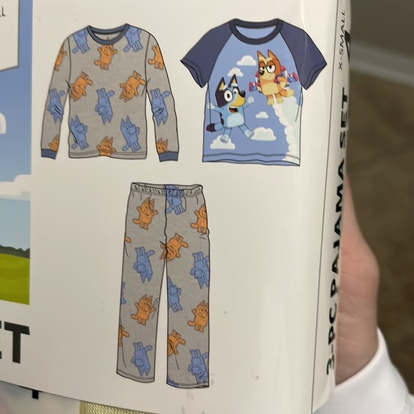 Bluey Pajamas Bluey 3pc Pajama Set Xsmall 4 Jetpack Bingo Poshmark